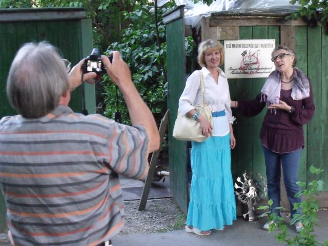 Guy Gehin - french sculptor and Mimi Thérése Gehin painter was in Művészfölde 2014